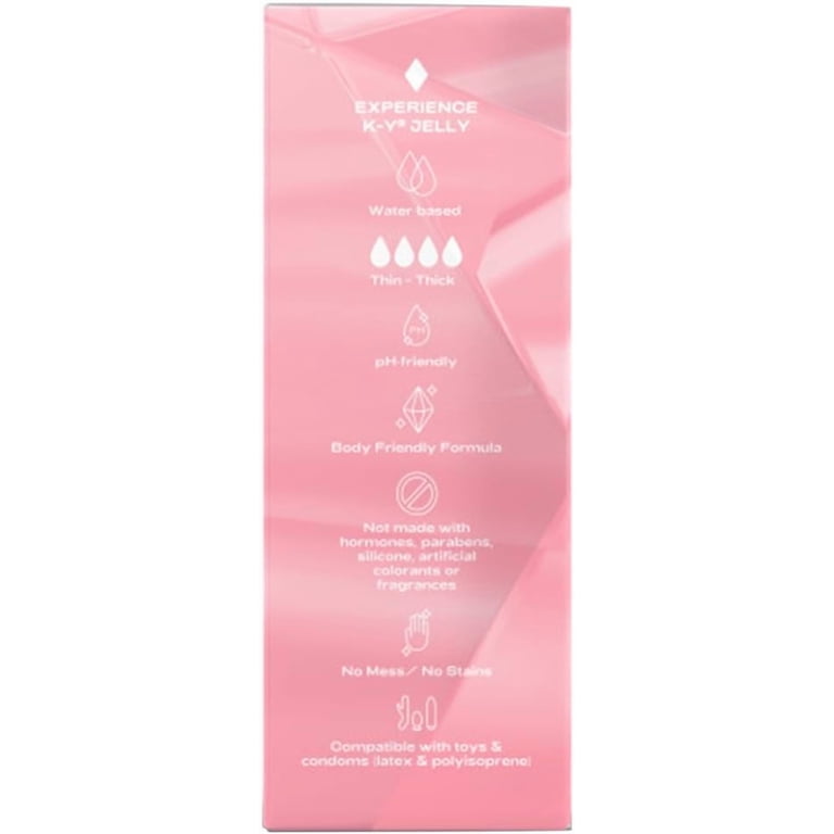 K-Y Jelly Water-Based Sex Lube, Personal Lubricant, 4 oz