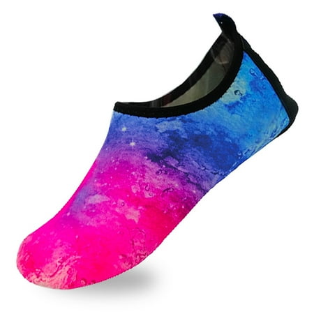 

Women s Flexible Aqua Socks Swim Shoes Summer Outdoor Shoes For Water Sports Pool Sea Beach Activities Tie-Dye Pink 6-7