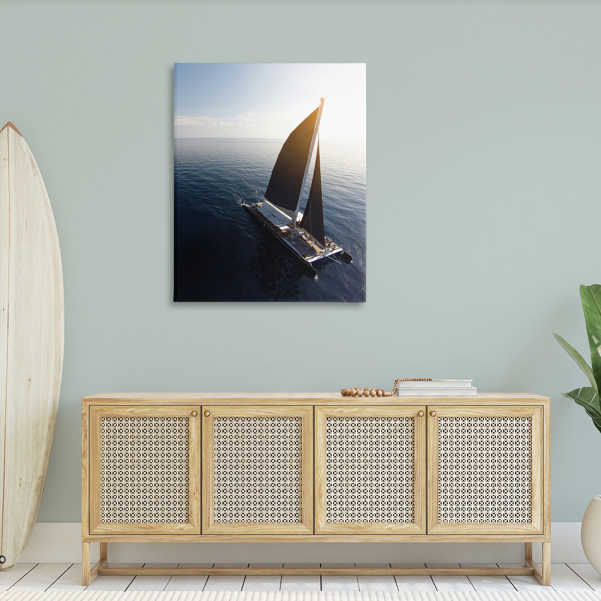 Stupell Industries Nautical Barge Photography Transportation Photography Gallery Wrapped Canvas Art Print Wall Art, 36 x 48