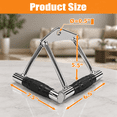 Triceps Exercise Rack Attachment Solid Exercise Machine Attachment Set D, Lat Pulldown and Triceps Pull ...