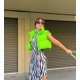 thumbnail image 1 of Sunloudy - Chaleco corto cálido de invierno para mujer, sin mangas, cuello alto, chaleco acolchado ligero de doble cara Sunloudy moda, 1 of 2