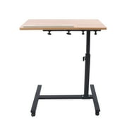 Miumaeov Rolling Laptop Desk 360Rotation Height Adjustable Laptop Table Laptop Cart Laptop Stand for Couch Bed Recliner Chair Standing