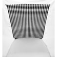 thumbnail image 2 of Checked Gingham Dining Room Chair Back Covers or Seat Covers by Penny's Needful Things (Both Chair Back & Seat Cover) (20 W x 20 H CHAIR BACK) (Black), 2 of 5