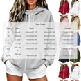 thumbnail image 3 of BUIGTTKLOP Zip up Hoodies for Women Casual Long Sleeve Hooded Sweatshirts Zipper Fall Jackets with Pockets, 3 of 8