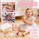 thumbnail image 4 of Juego de Maquillaje de Madera Treasdamic TRE15645 Kit de Belleza Infantil con Accesorios y Bolso, 4 of 5