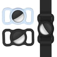 thumbnail image 7 of 2 Pack Airtag Dog Collar Protective Case Compatible for Apple Airtags for Dog Cat Collar Pet Loop Holder,Air Tag Holder for Dogs,Air Tag Silicone Cover for Pet Collar, 7 of 7