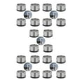 thumbnail image 1 of stanreset 4pcs/set Rust-resistant Faucet Aerator Increase Water Saving Effectiveness Universal-fit Tap Aerator Silver 5Set, 1 of 6