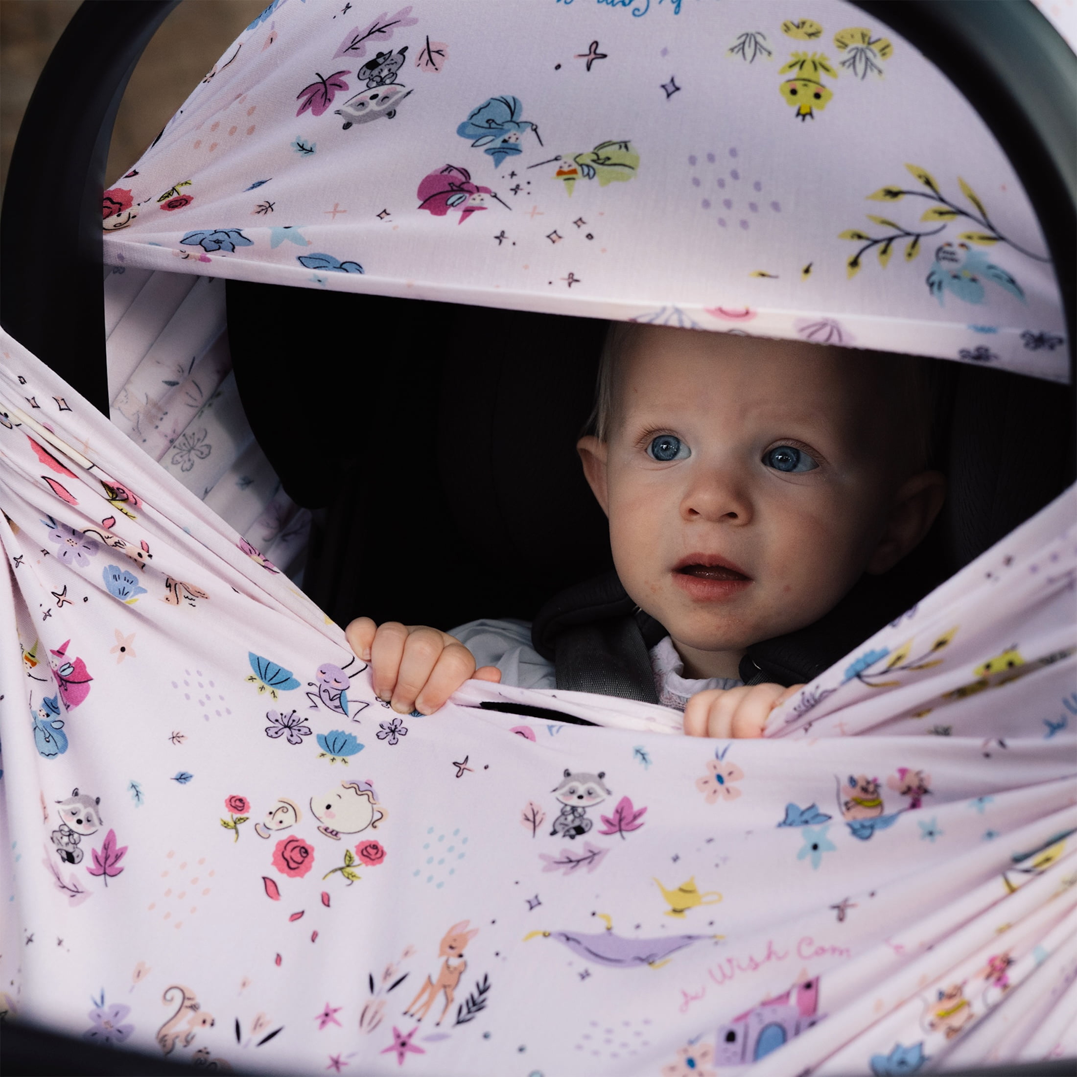 Disney A Wish Come True 5-in-1 Baby Nursing and Car Seat Cover