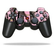 Protective Vinyl Skin Decal Skin Compatible With Sony PlayStation 3 PS3 Controller wrap sticker skins Pink Tree Camo