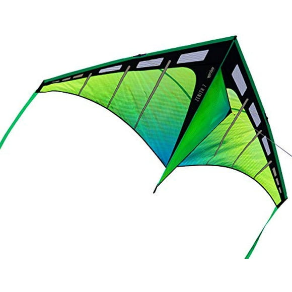 Prism Kite Technology Zenith 7 Aurora Single Line Kite, Ready to Fly with line, Winder and Travel Sleeve