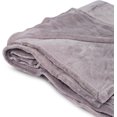thumbnail image 2 of Ultra Soft Plush Throw Blanket (Grey), 2 of 4