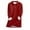 Womens Pullover Red, variant on Women's Winter Warm Sherpa Lined Fleece Crewneck Sweatshirt Button Down Long Sleeve Pullover Loungewear Tunic Tops