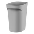 thumbnail image 2 of IRIS 6 Gal / 24 Qt Plastic Wastebasket Trash Cans for Home, Office, Bedroom, Bathroom, Gray, 2 of 5