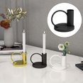 thumbnail image 4 of Candelabro Portavelas Portavelas Vela para Decoración negro, 4 of 7
