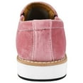 thumbnail image 6 of LIBERTYZENO Boys Loafers Velvet Shoes With Buckle Casual Slip On Shoes Tuxedo Dress Kids Shoes, Rachel Pink 6 Toddler, 6 of 7