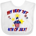 thumbnail image 3 of Inktastic My Very 1st 4th of July Boys or Girls Baby Bib, 3 of 4