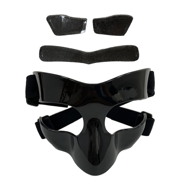 Máscara de baloncesto irrompible, duradera y protectora para fútbol. 14cmx9cm