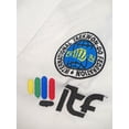 thumbnail image 5 of TOP TEN ITF KYONG student uniform - Embroidered White TKD Dobok, 16691-1, 5 of 7