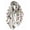Ivory white, variant on Lightweight Scarves for Women 80x180cm Floral Bird Print Cotton Voile Summer Travel Wrap Shawl Headscarf