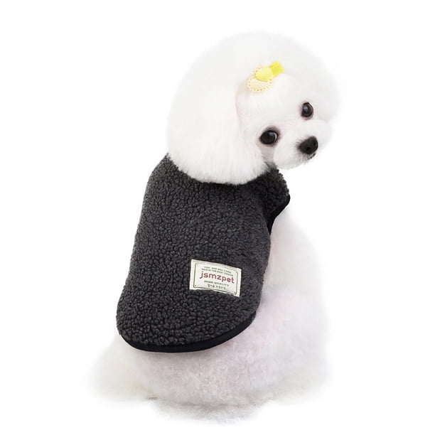 Ropa para Mascotas XWSHYW Chaleco de Dos Caras de Invierno para Perros pequeños abrigo Disfraces