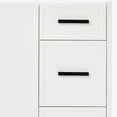 thumbnail image 5 of Ariel Kelly 55 Inch Single Rectangle Sink Bathroom Vanity With Pure White Quartz Countertop 1.5 Inch Edge In White, 5 of 12