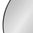 thumbnail image 4 of Kate and Laurel Rollo Modern Round Wall Mirror, 28 inch Diameter, Black, Beautiful Round Mirror for Wall, 4 of 8