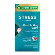 Nature's Bounty Stress Comfort Fast Acting Calm, 20 Chewable Tablets