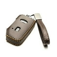 thumbnail image 4 of Vitodeco Genuine Leather Smart Key Fob Case Compatible for Kia Soul, Seltos, Sportage, NIRO, Sorento, Telluride, Rio, Forte, K5, Stinger 2019-2022 (5-Button, Brown), 4 of 5