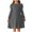 Gray, variant on Odeerbi Teen Girls Long Sleeve Rib Knit Dress Children Solid Color Round Neck A-Line Princess Dress with Pocket Teen Girls Clothes