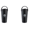 thumbnail image 3 of Kearding Taza de viaje duradera de doble pared de acero inoxidable Tapa elegante y a prueba de fugas incluida Fácil de limpiar negro 500 ml negro 500ml 2Conjunto, 3 of 6