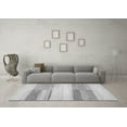thumbnail image 3 of Ahgly Company Indoor Rectangle Solid Gray Modern Area Rugs, 4' x 6', 3 of 4