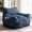 Blue, variant on Bean Bag Chairs, Memory Foam Bean Bag Chairs for Adults, Living Room Lazy Sofa with Side Pocket for Bedroom & Dorm, Pink