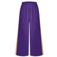 thumbnail image 5 of Sholeno Girls Praise Dance Outfit Sequin Worship Asymmetrical Tunic with Wide Leg Pants Liturgical Dress Purple 6, 5 of 7