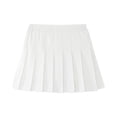 thumbnail image 5 of Girl Skorts Pleated Skirt School Uniform Elastic Waist Casual Mini A-line White 120, 5 of 6