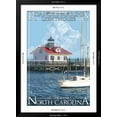 thumbnail image 5 of Art.com Roanoke Marshes Lighthouse - Outer Banks, North Carolina Art Print by Lantern Press, Black Frame Wall Art, 32" x 44", 5 of 5
