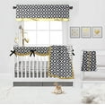 thumbnail image 2 of Bacati - Aztec Love Black/Gold Musical Baby Crib Mobile, 2 of 8