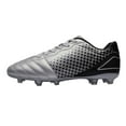 thumbnail image 2 of DREAM PAIRS Mens Soccer Cleats Firm Ground Soccer Shoes Football Shoes SILVER/BLACK Size 11, 2 of 7
