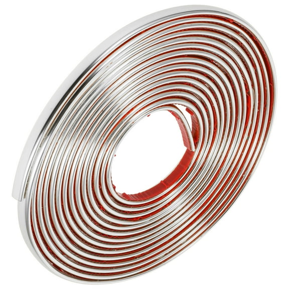 WORGEOUS 1 Roll of Self Adhesive Mirror Border  Trim Caulk Strip Flexible Corner Molding Trim For Wall Edge Self-adhesive Wall Corner Trim