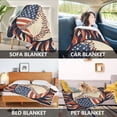 thumbnail image 2 of Yayeee Throw Blanket for Couch Soft Warm 50" x 60" Sofa Chair Bed Decoration, Baseball Pattern, 2 of 7
