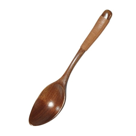 

Wooden Spoon Fork Bamboo Kitchen Cooking Utensil Tools Soup-Teaspoon Tableware