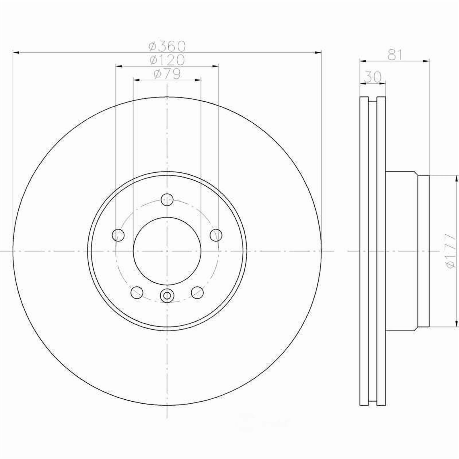Hella 355123032 Hella Pagid - High Carbon and Fully Coated Fits select: 2011-2012 LAND ROVER RANGE ROVER HSE LUXURY, 2010 LAND ROVER RANGE ROVER HSE