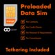 thumbnail image 4 of SIM de viaje Eternal 20 GB de datos, llamadas y SMS internacionales, 31 días, 4 of 6