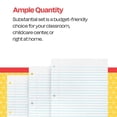 thumbnail image 3 of Cuaderno School Smart Sulphite con 3 orificios perforados, 21 x 28 cm, 100 hojas, 3 of 8