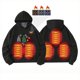 thumbnail image 1 of Sudadera con capucha y calefacción de invierno para niños y niñas con control de temperatura y calefacción., 1 of 9