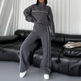 thumbnail image 5 of Sweat Suit Women Two Piece Long Sleeve Pullover and Baggy Sweatpants Lounge Womens Fall Sets for Women, 5 of 7