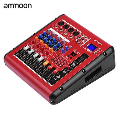 ammoon PMR406 4-Channel Digital Audio Mixer Mixing Hong Kong Ubuy