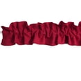thumbnail image 2 of Solid Poplin Curtain Sleeve Topper Cranberry Red, 2 of 2