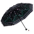 thumbnail image 4 of Paraguas Plegable JTYKUYR con Encaje Estilo Gothic Lolita y Protección UV, 4 of 7