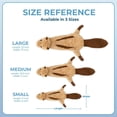 thumbnail image 6 of Best Pet Supplies 2-in-1 Stuffless Squeaky Dog Toy, Soft Dog Chew Toys, Squirrel, Medium, 6 of 6