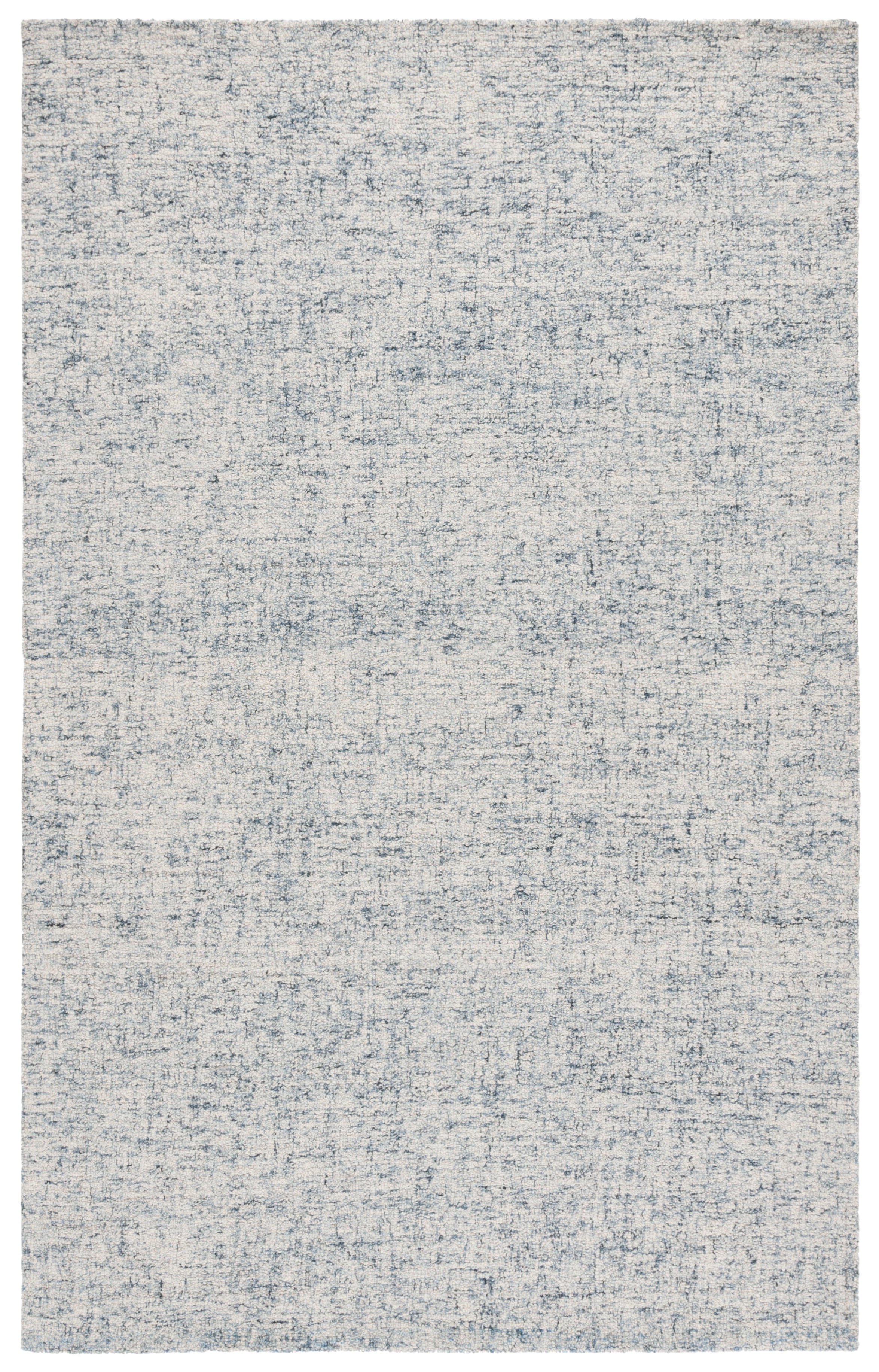 SAFAVIEH Abstract Carina Solid Area Rug, Light Blue/Ivory, 4' x 6'